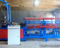 伺服機械菱形網(wǎng)編網(wǎng)機演示